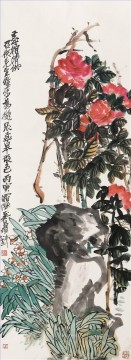 Wu cangshuo para tinta china de años de antigüedad. Pinturas al óleo